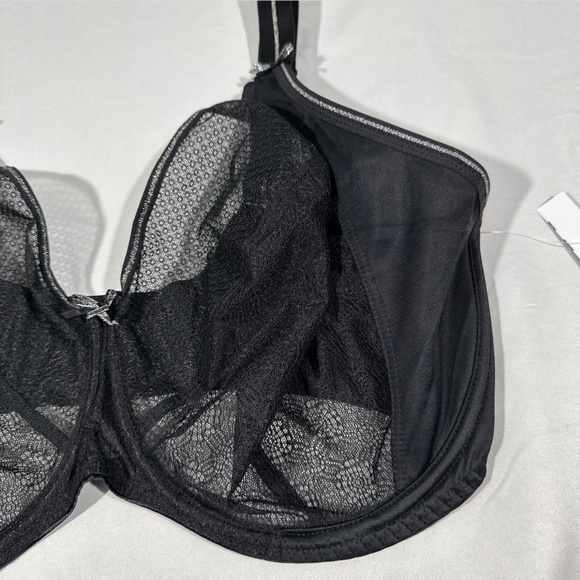 NEW Freya [ 36K US ] Hero Underwired‎ Side Support Plunge Bra in Black - Picture 5 of 11